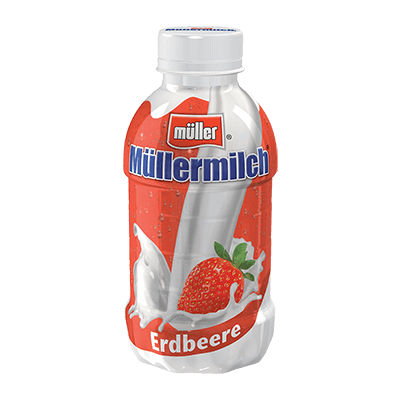 Müllermilch Erdbeere