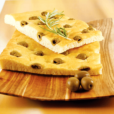 Focaccia alle olive